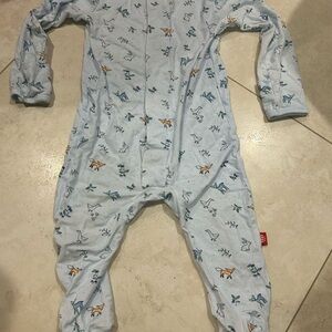 Magnetic Me Blue Animal Print Pajamas